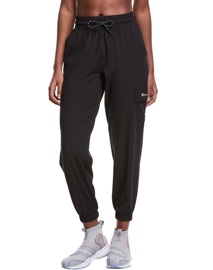 Champion Broek Dames - Zwart - City Sport Woven ( 938471-VQF )